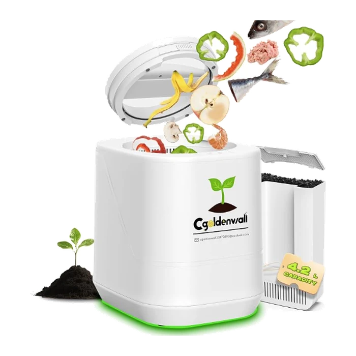 Composteur électrique Cgoldenwall Composteur 4,2 L