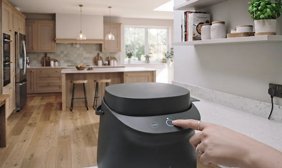 Lancement du cycle d'un composteur électrique